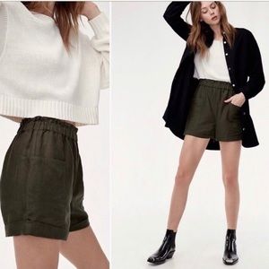 Aritzia Wilfred Free Harulia Short 🔅 Forest Green 🔅 Large